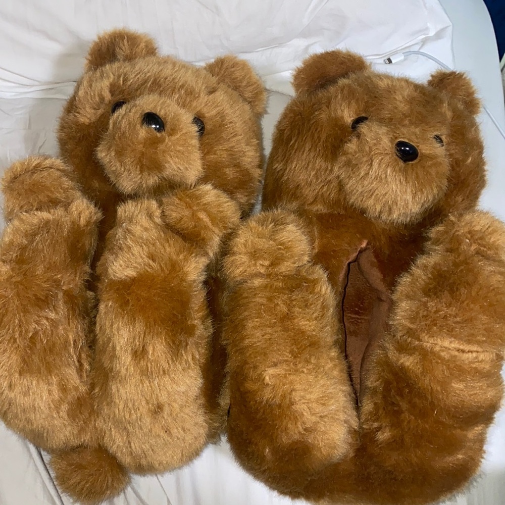 Konterfeit Original Brown Teddy Bear Slippers